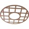 Ekena Millwork O'Neal Wood Fretwork Pierced Ceiling Medallion, Walnut, 36"OD x 13 1/8"ID x 1/4"T CMWP36X36X0250ONWA - alternate 4
